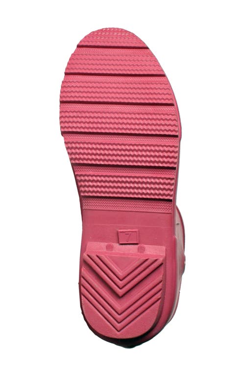 Nomad Kelly B Waterproof Lace-up Rain Boot In Wine