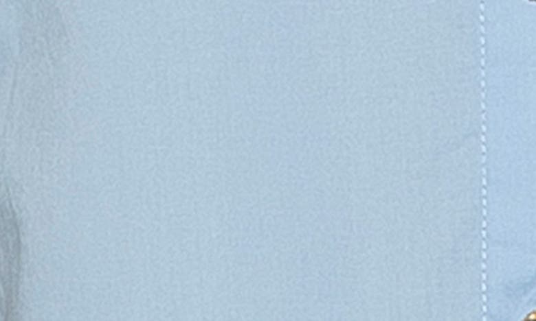 Alexia Admor Sandra Short Sleeve Button-up Blouse In Halogen Blue