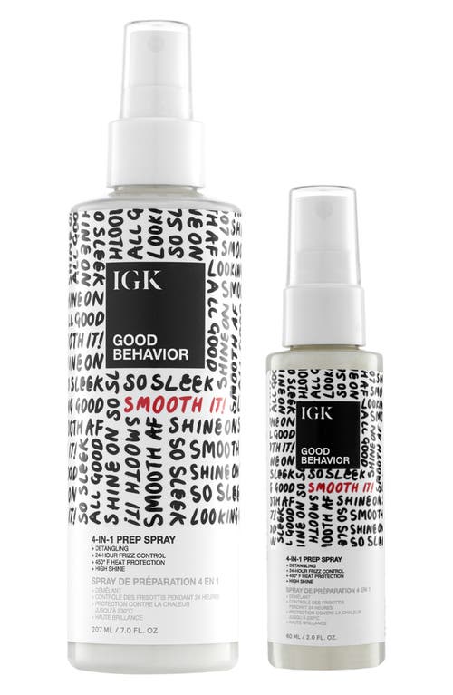 Shop Igk Good Behavior 4-in-1 Prep Spray Home & Away Duo Set $48 Value In No Color