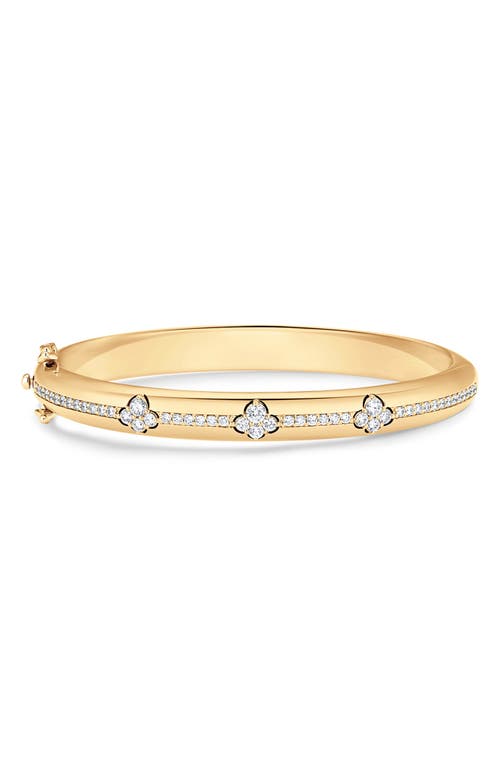 Sara Weinstock Dujour Cluster Diamond Bangle Bracelet In Gold
