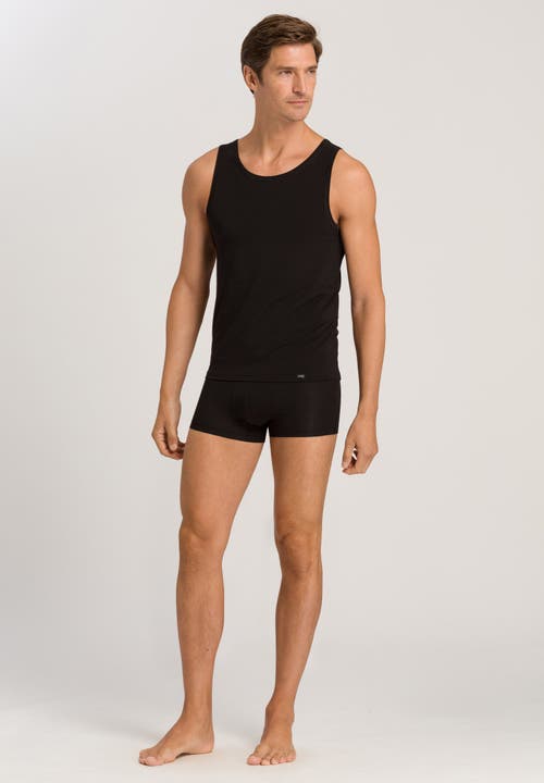 Hanro Natural Function Tencel Boxer Brief In Black