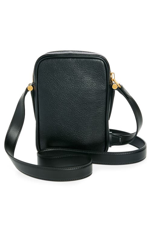 Tom Ford Small Goatskin Messenger Bag In 1n001 Black