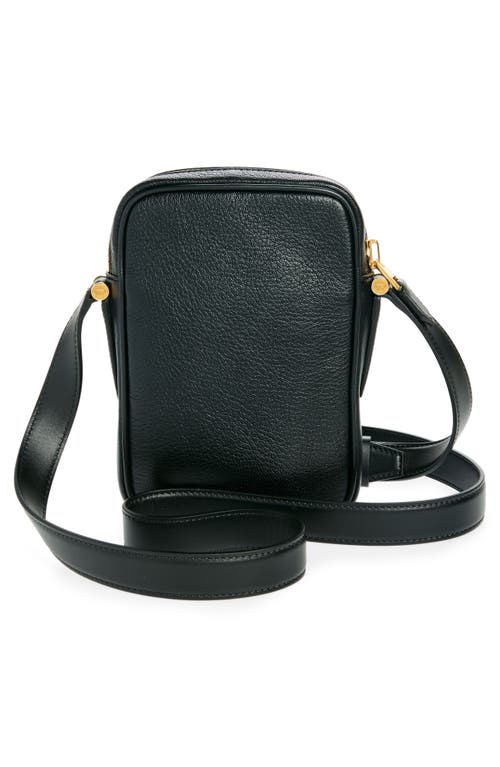 Shop Tom Ford Small Goatskin Messenger Bag In 1n001 Black