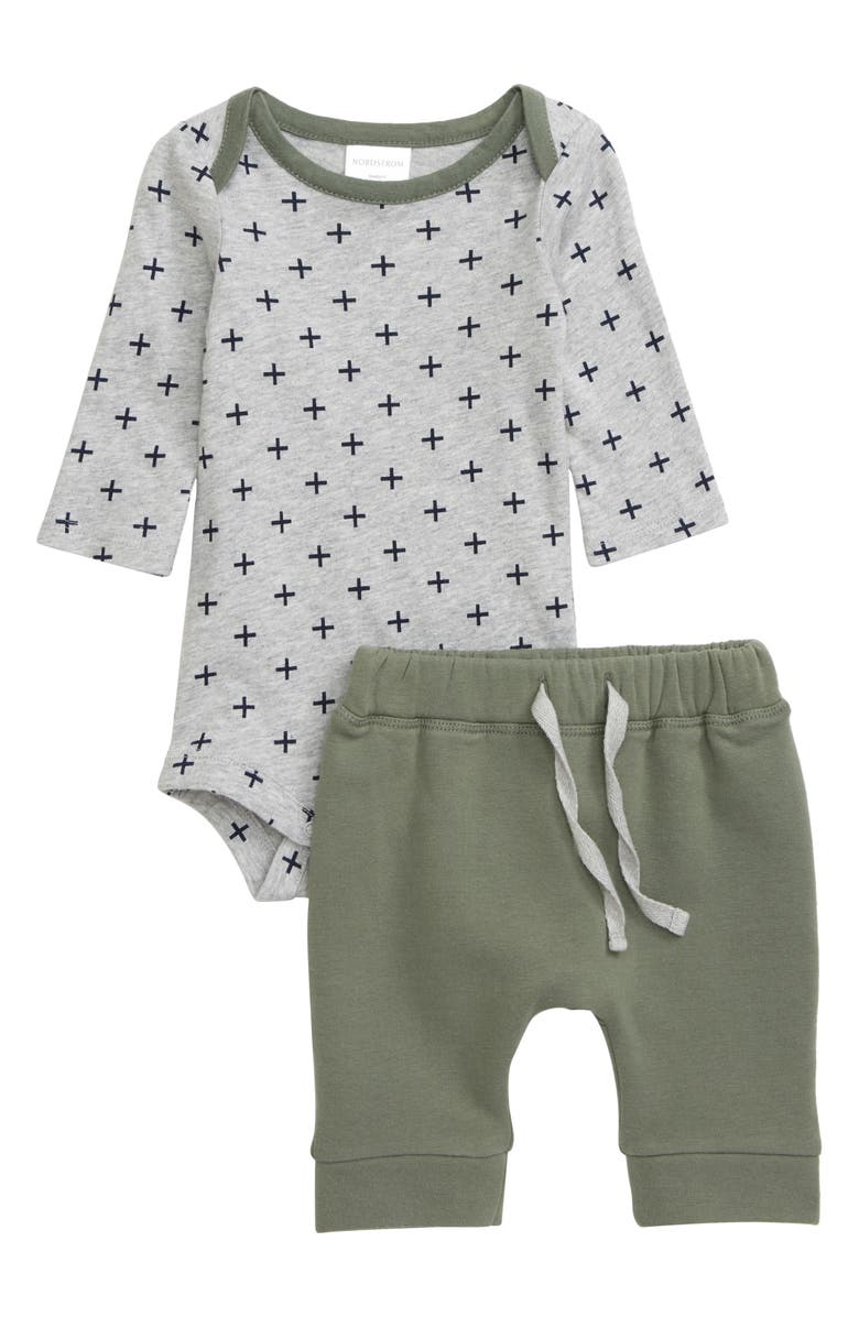 Nordstrom Baby Long Sleeve Bodysuit & Sweatpants Set (Baby) | Nordstrom