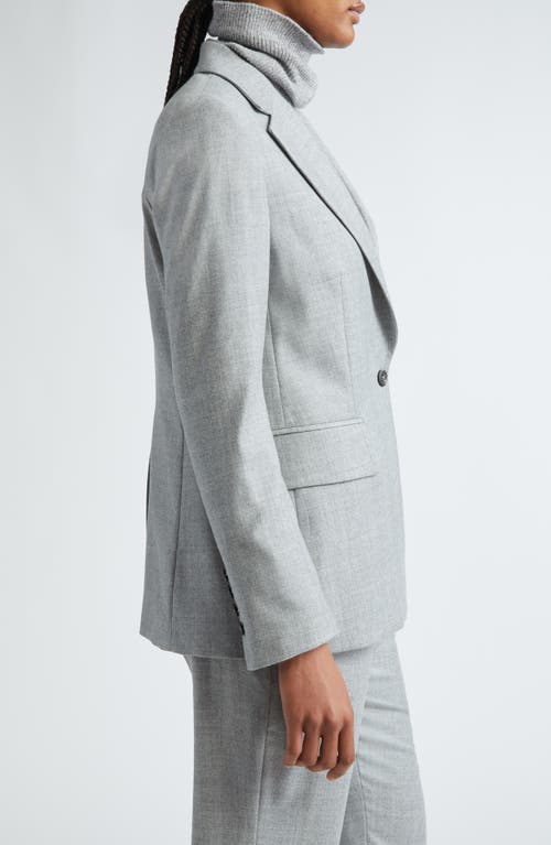 Eleventy Sparkle Wool Blend Blazer In Grey