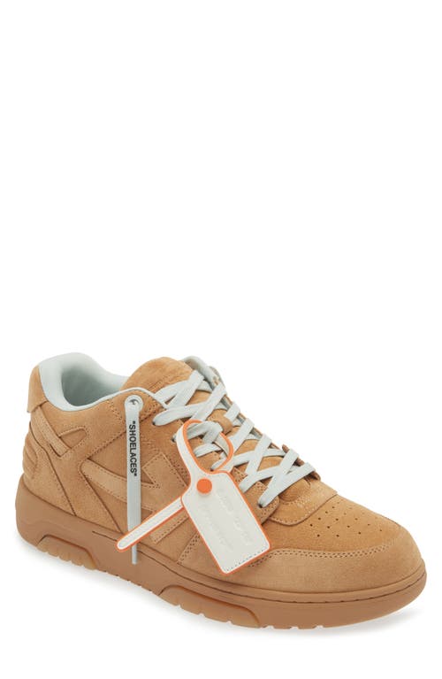 Shop Off-white Out Of Office Full Suede Sneaker In Camel - Camel