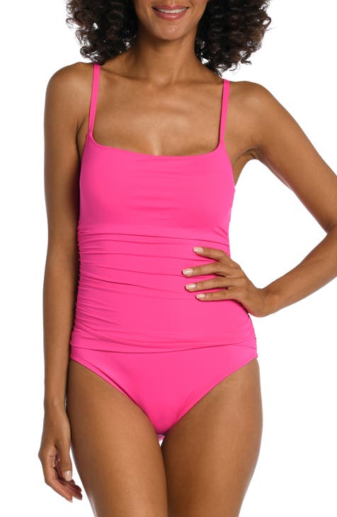 One Piece Swimsuit with Skirt Attached Sexy Swimsuit for Women Wrap Push Up  Solid Color One-Piece Bathing Suit, Pink, Large : : Clothing,  Shoes & Accessories