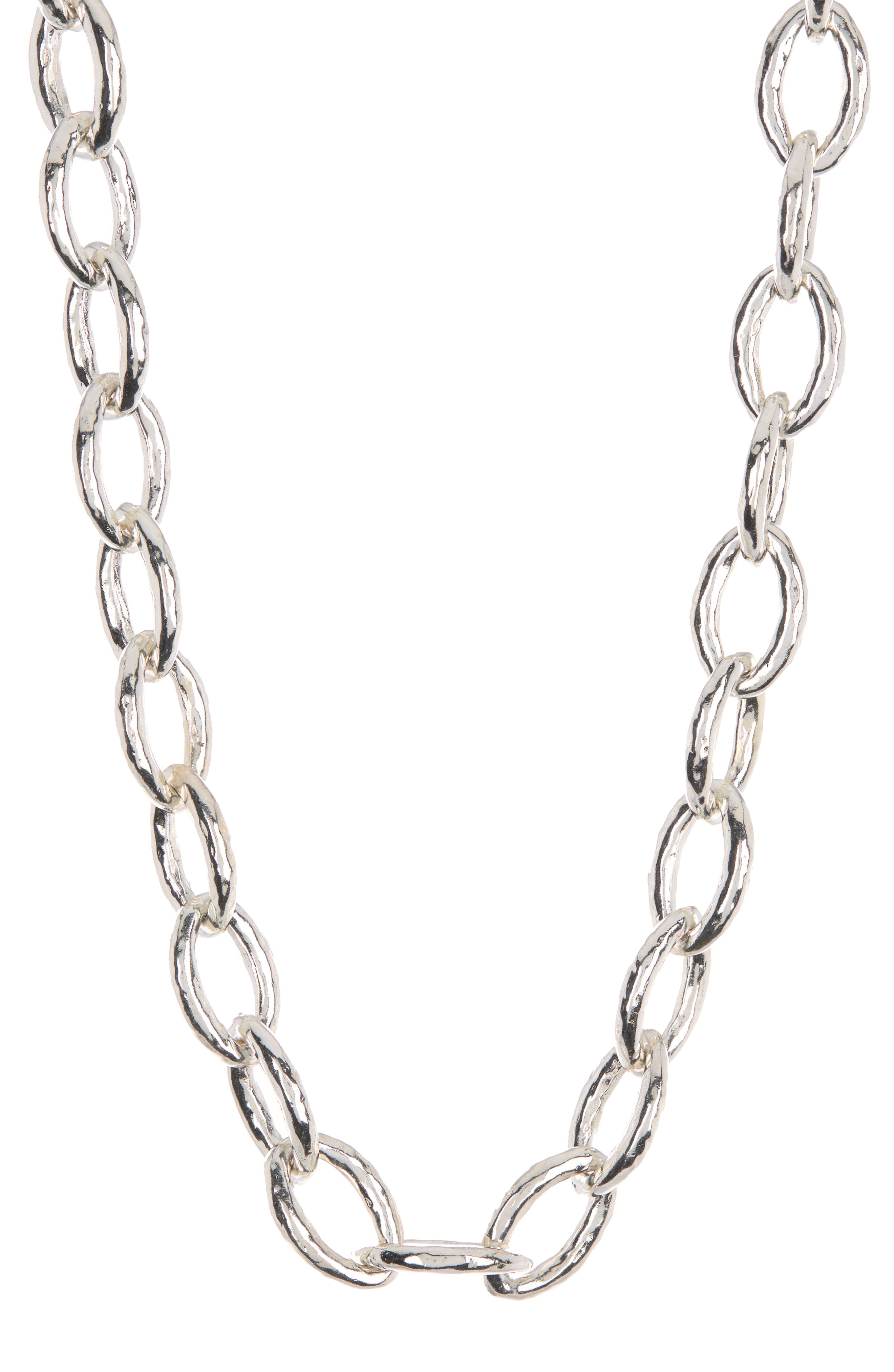 Ippolita Sterling Silver Bastille Chain Link Necklace
