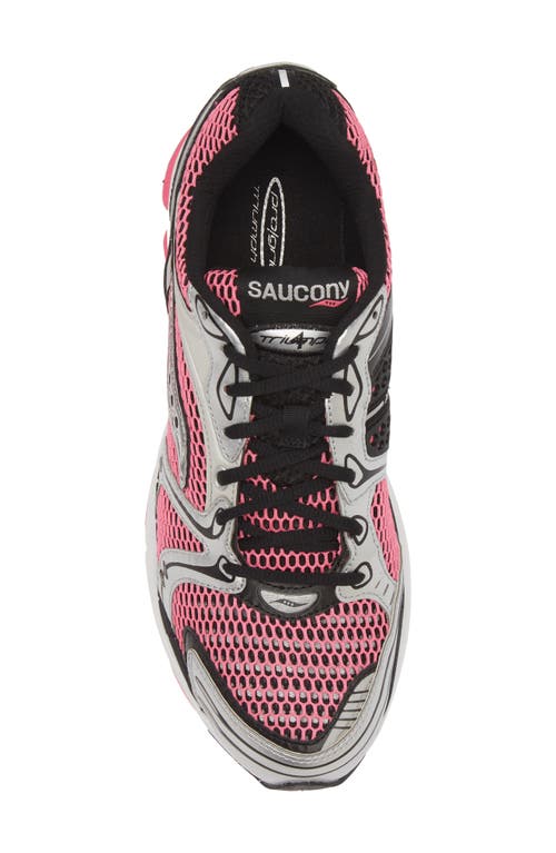 Saucony Progrid Triumph 4 Sneaker In Pink/silver
