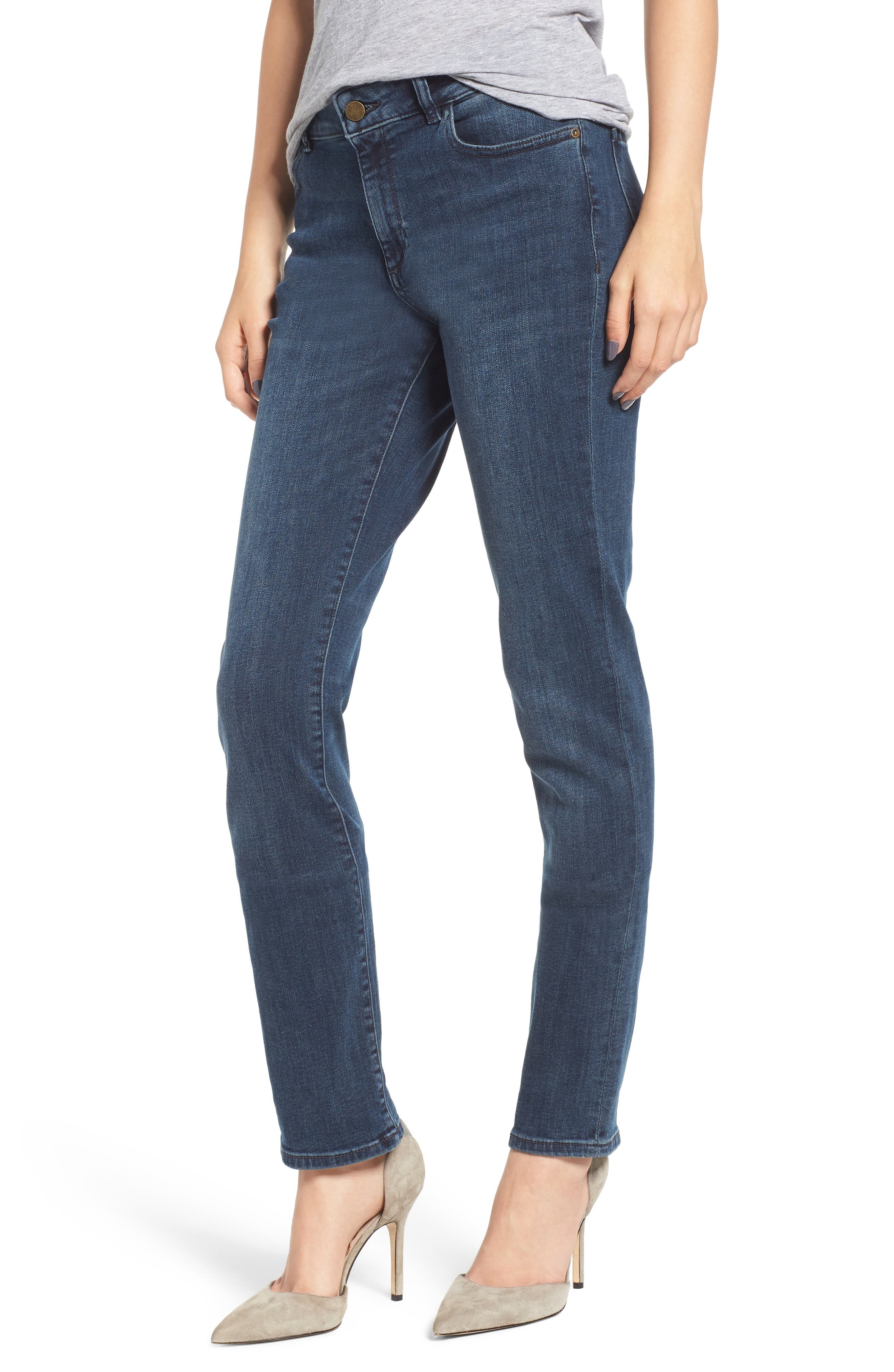 dl1961 coco curvy straight leg jeans