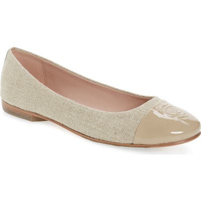 Taryn Rose Collection Adrianna Cap Toe Skimmer Flat