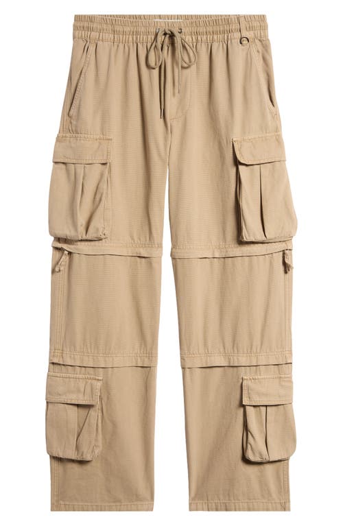 Shop Pacsun Carson Wide Leg Cargo Pants In Tan