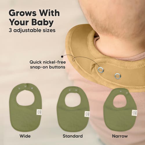 Keababies 8-pack Baby Drool Bibs In Cruise