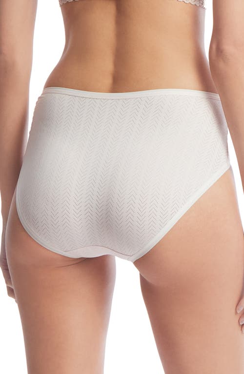 Hanky Panky Movecalm High Waist Briefs In Pearl/marsmallow
