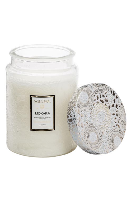 Voluspa Japonica Large Glass Jar Candle in Mokara at Nordstrom