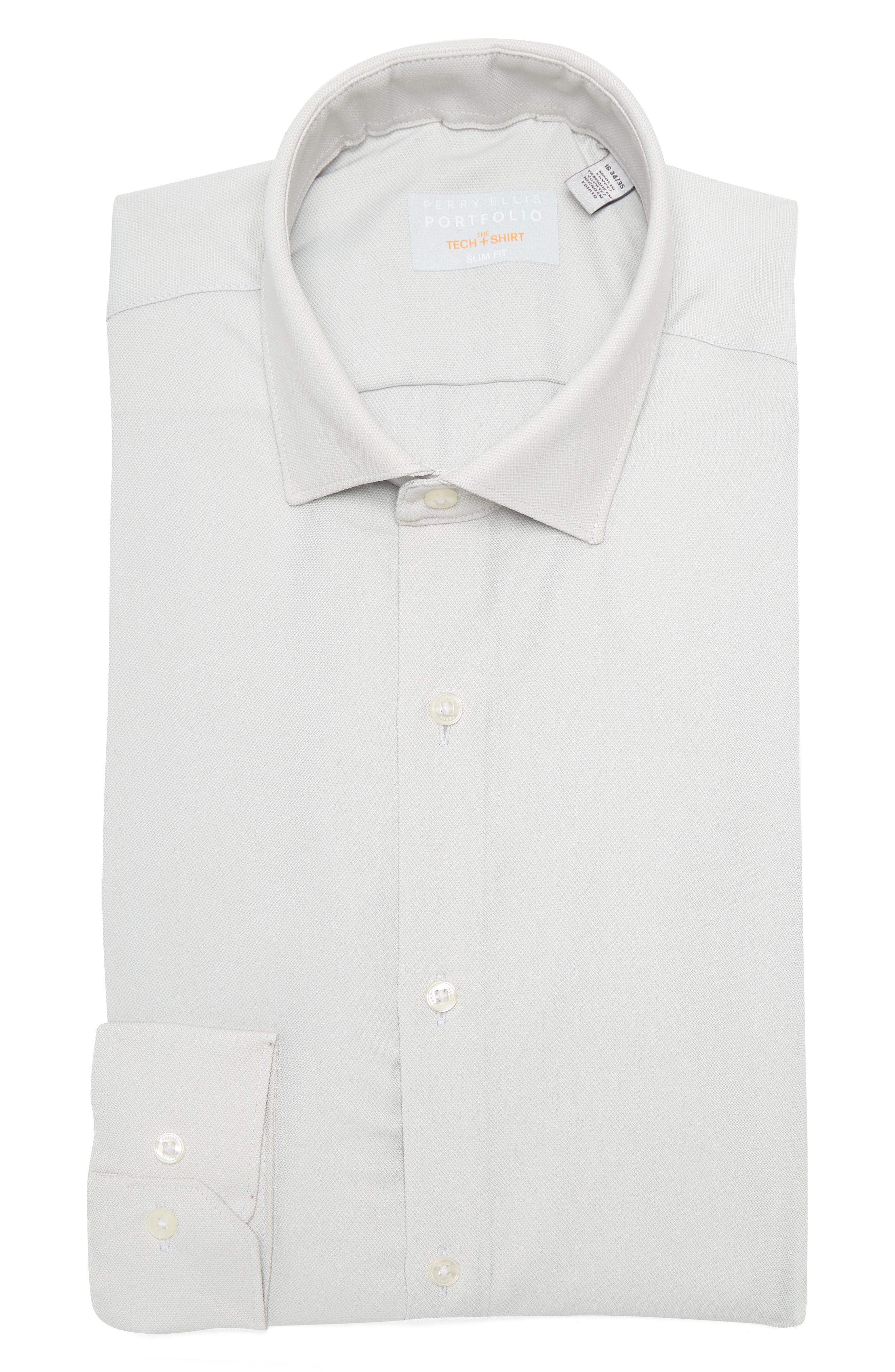 Perry Ellis The Tech Stretch Performance Dress Shirt | Nordstromrack