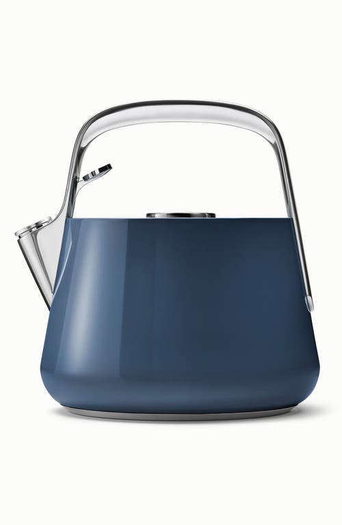 Caraway Whistling Tea Kettle In Navy