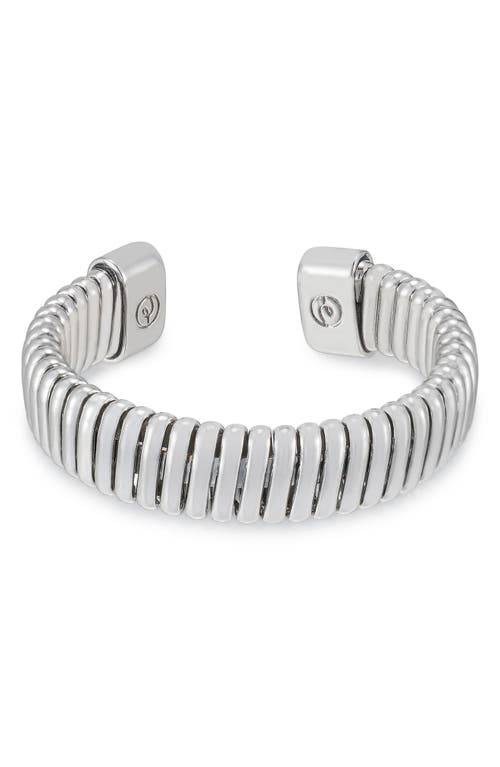 Ettika Your Essential Flex Cuff Bracelet in Rhodium at Nordstrom