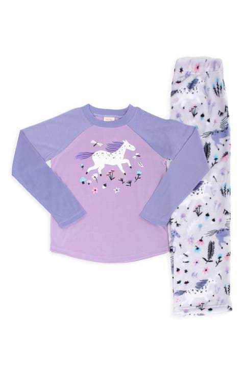Sleep On It Girls Fleece Pajama Set, 2-Piece, Sizes 7-16 