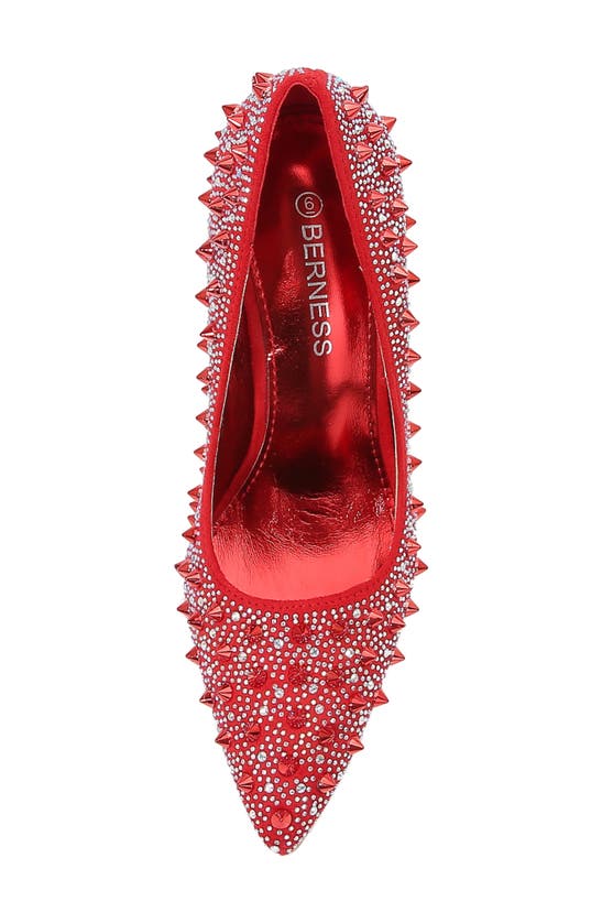 Berness Wanda Spike Pump In Red