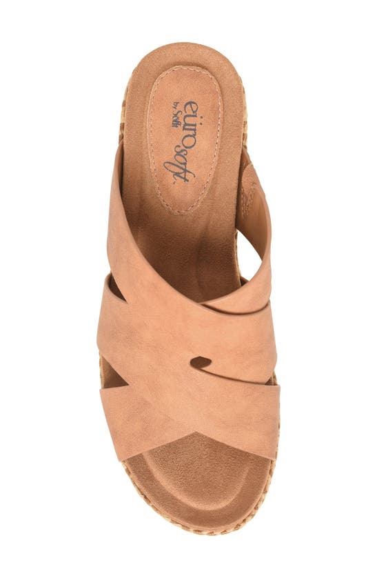 Shop Eurosoft Kailani Wedge Sandal In Tan