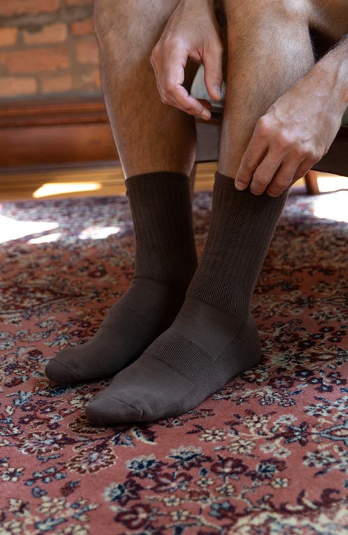 DRUTHERS NYC DRUTHERS NYC ORGANIC COTTON EVERYDAY CREW SOCK 