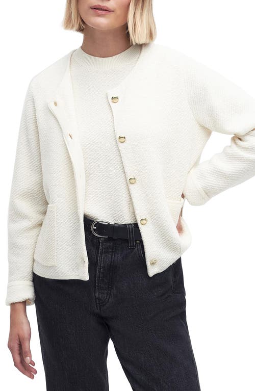 Celeste Knit Jacket in Antique White
