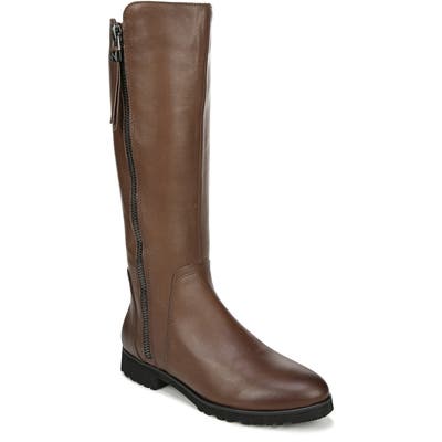 Naturalizer Gael Knee High Boot, Wide Calf- Brown