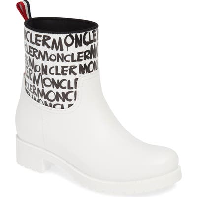 Moncler Ginette Stivale Logo Waterproof Rain Boot