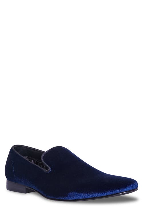 Laight Loafer in Blue Velvet