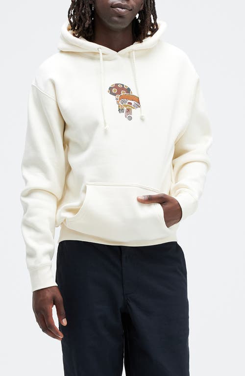 Stance Interconnected Mushrooms Hoodie In Bone In Bone