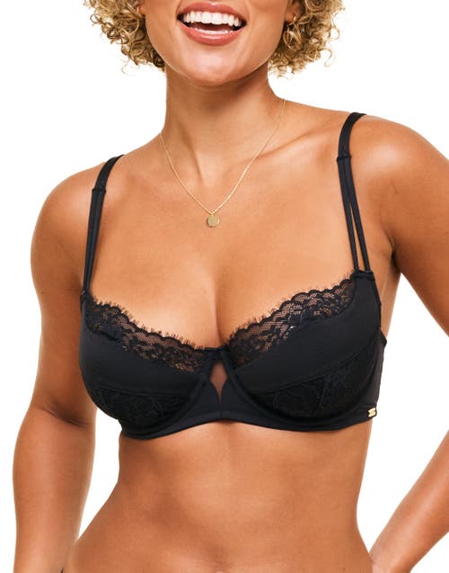 Shop Adore Me Leigha Contour Balconette Bra In Black