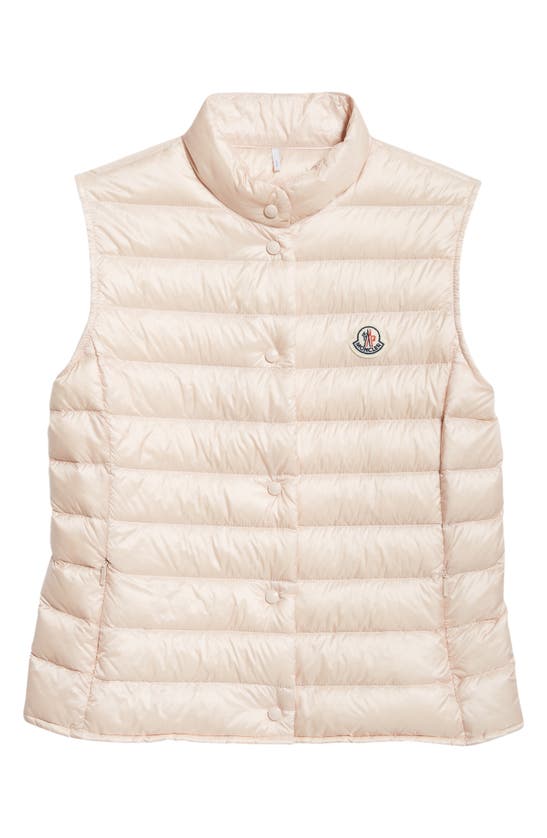 Shop Moncler Liane Quilted Down Puffer Vest In Pink