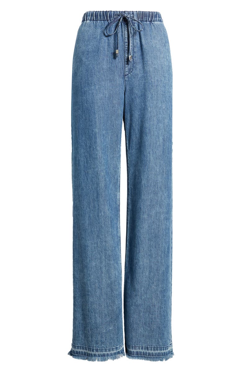 rag & bone Ultra Featherweight Logan Pull-On Wide Leg Denim Pants ...