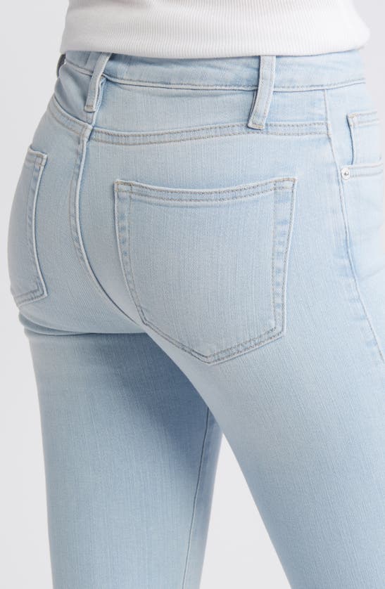 Shop Frame Le Crop Mini Bootcut Jeans In Clarity