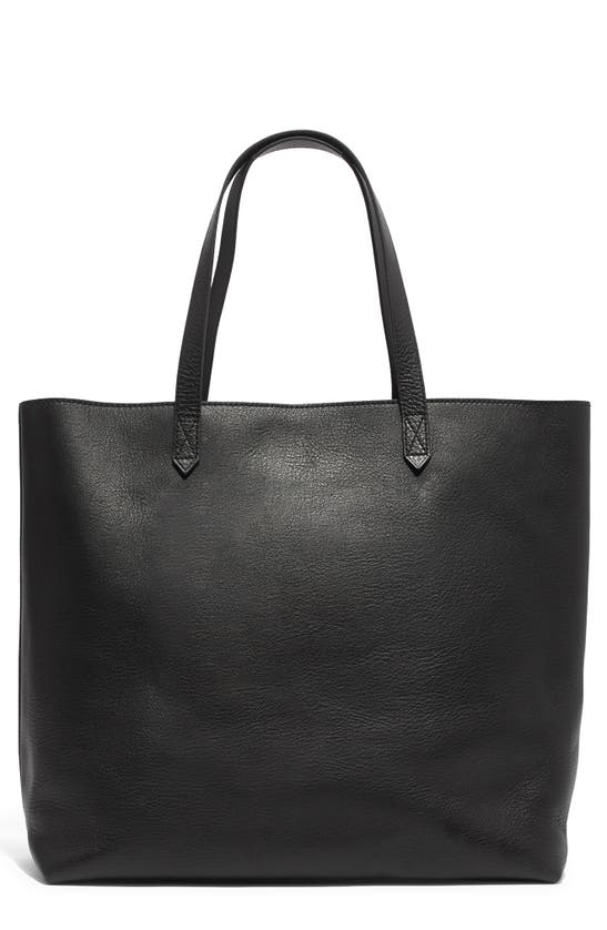 MADEWELL ZIP TOP TRANSPORT LEATHER TOTE