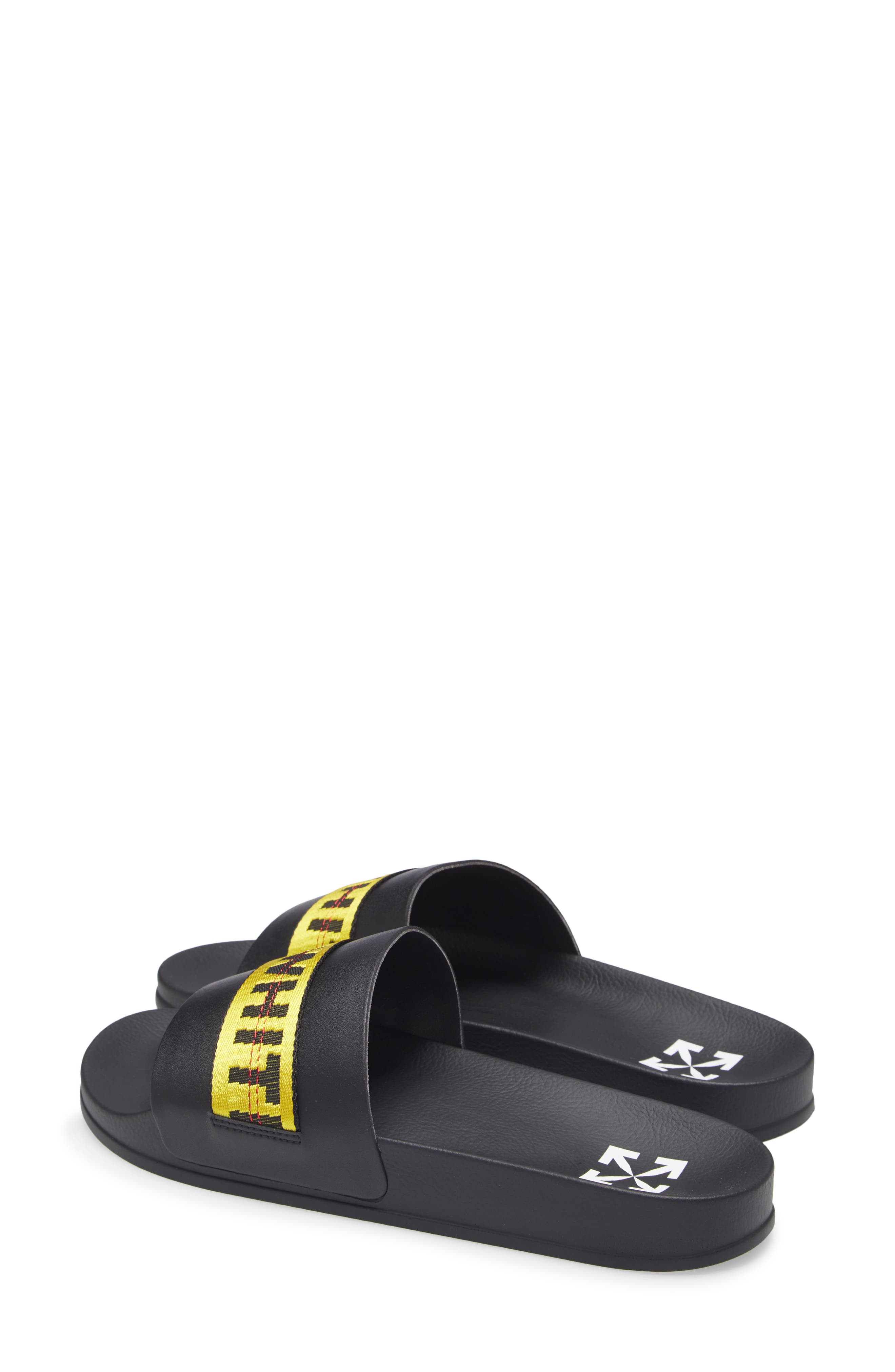 off white industrial slides womens