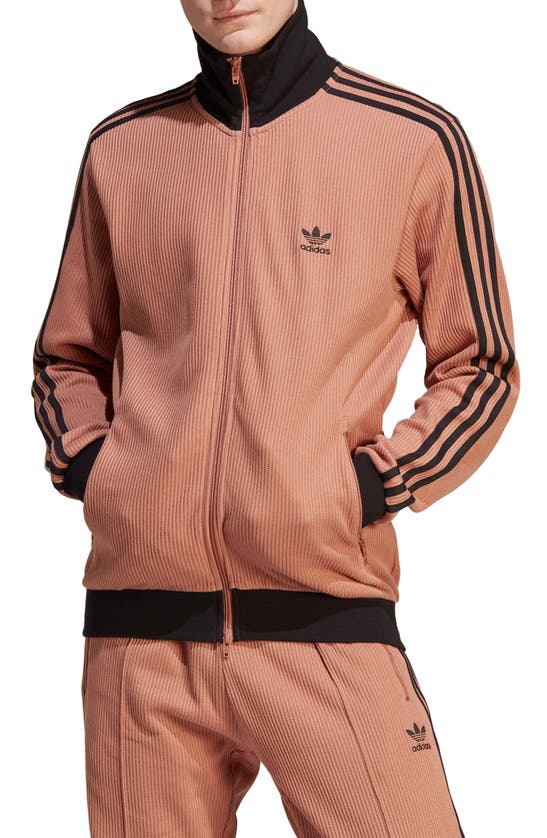 ADIDAS ORIGINALS ADIcolour CLASSICS WAFFLE BECKENBAUER COTTON TRACK JACKET