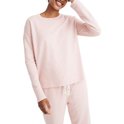 Madewell Pajama Sweatshirt, Pink