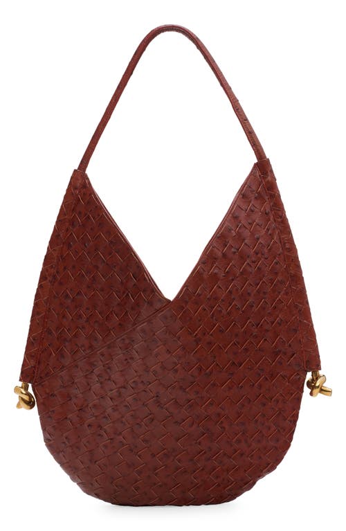 Nordstrom Bottega Veneta Medium Solstice Intrecciato Shoulder Bag in 6313 Burnt Orange Muse Br at Nordstrom The Summit