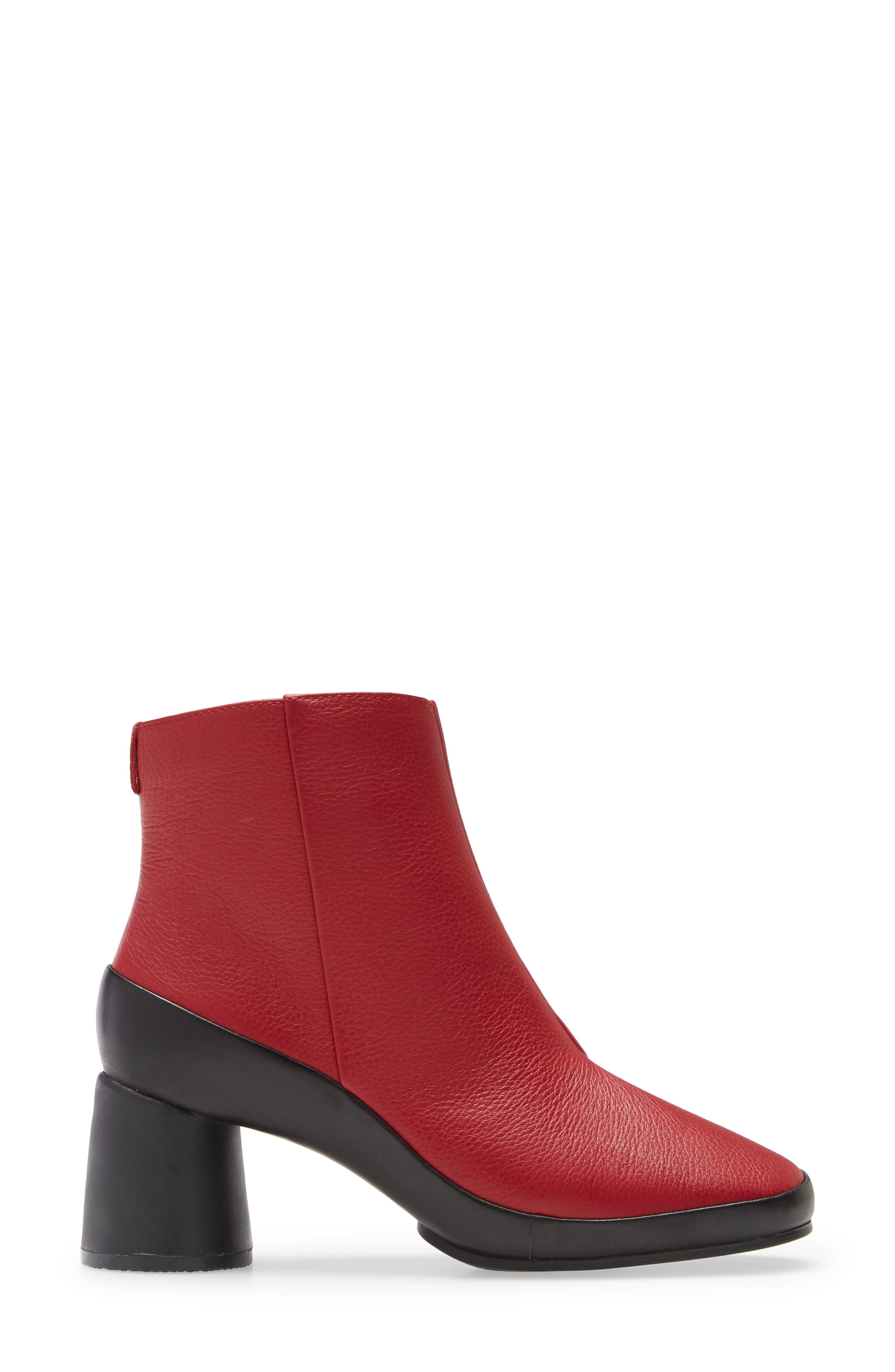 camper upright column heel bootie