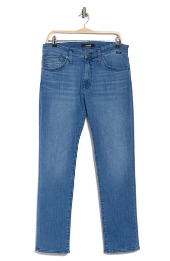 Mavi Jeans Marcus Brushed Slim Straight Jeans In Mid Brushed Boston