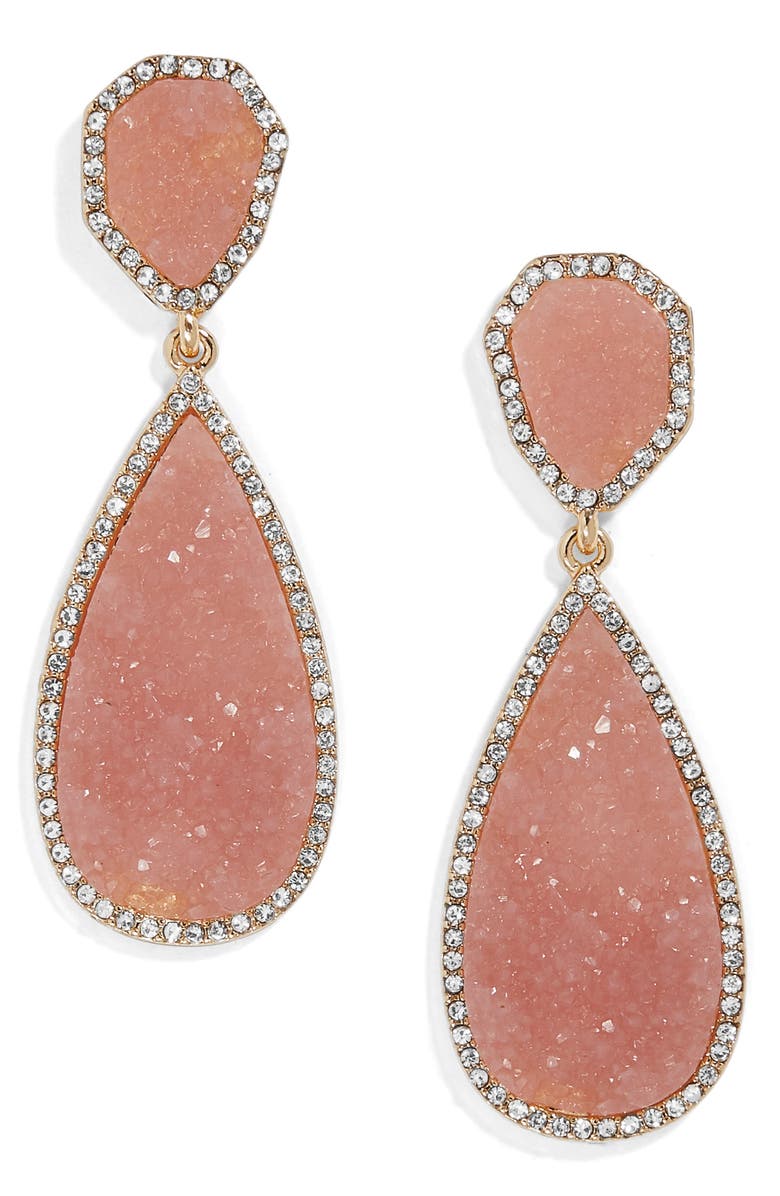 BAUBLEBAR Moonlight Drop Earrings, Main, color, PINK