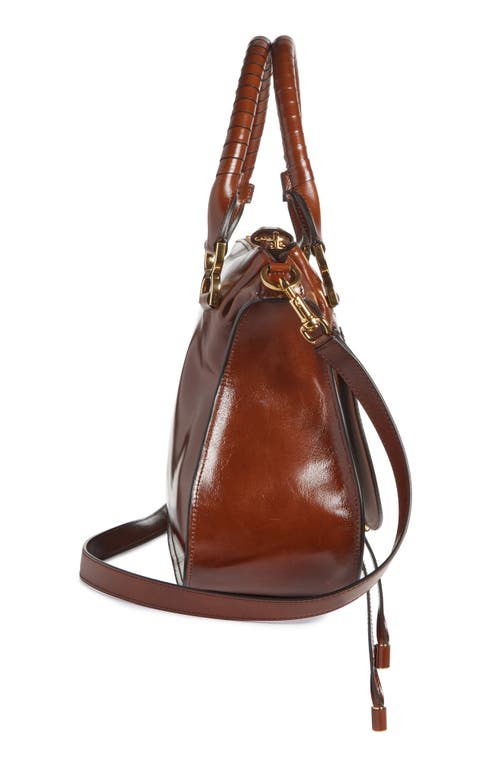Chloé Leather Tote Bag In 25e Sooty Brown