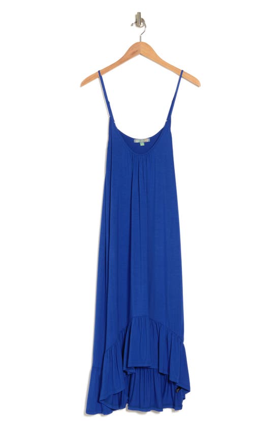 Shop Good Luck Gem Knit Midi Dress In Royal Blue