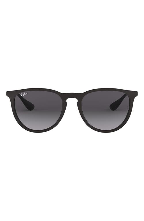 Ray Ban Ray-ban Erika 54mm Gradient Round Sunglasses In Animal Print