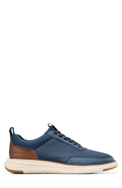 Cole Haan Grand Remix Derby Sneaker In Navy/british Tan