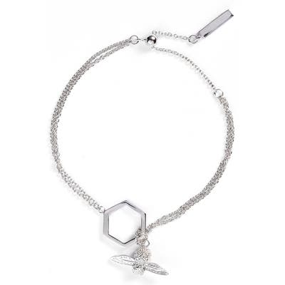 Olivia Burton Honeycomb Bee Chain Bracelet