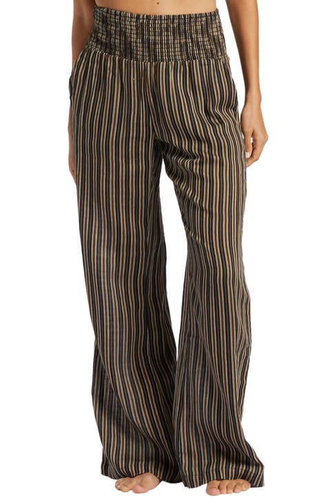 Women's 100% Cotton Wide-Leg Pants | Nordstrom