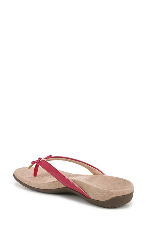 Shop Vionic Bella Ii Flip Flop In Viva Magenta